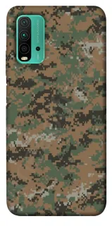 Чехол на Xiaomi Redmi Note 9 4G / Redmi 9 Power Camouflage v32 фото 1 из 1
