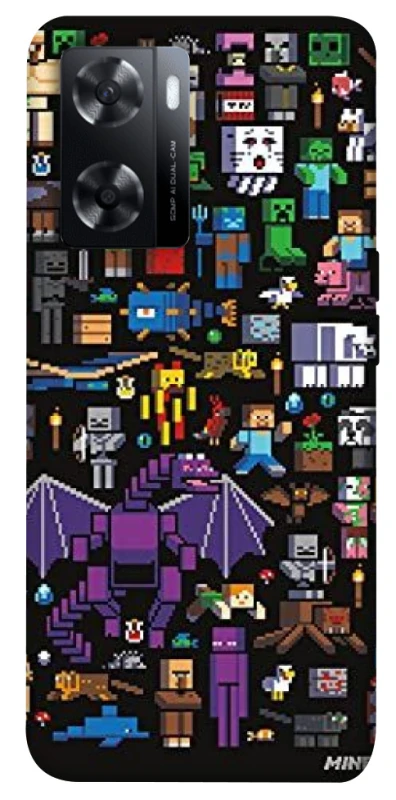 Чохол на Oppo A57s Minecraft v5 фото 1 з 1