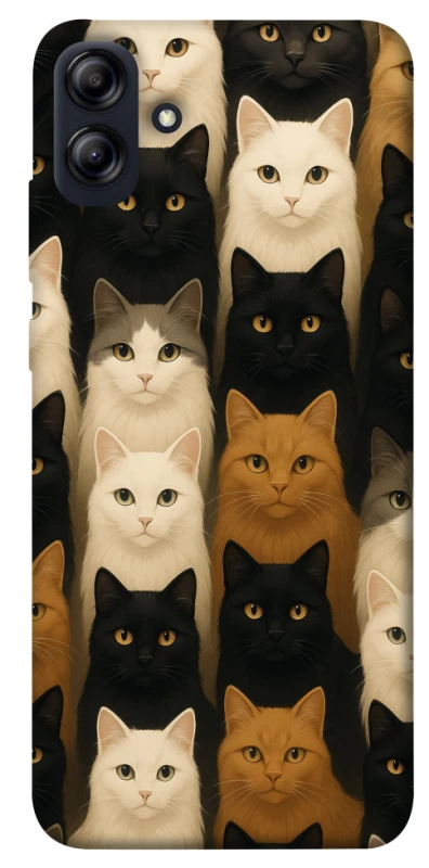 Чохол на Samsung Galaxy A04e Colorful Cat Collage фото 1 з 1