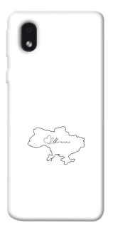 Чохол на Samsung Galaxy M01 Core / A01 Core Ukraine map фото 1 з 1