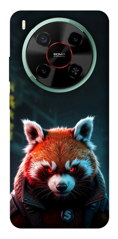 Чохол на ZTE Nubia V70 Max Cyber Red Panda фото 1 з 1