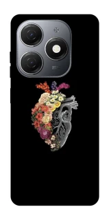 Чохол на TECNO Spark 20 Heart with flowers фото 1 з 1