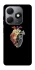 Чохол на TECNO Spark 20 Heart with flowers фото 1 з 1