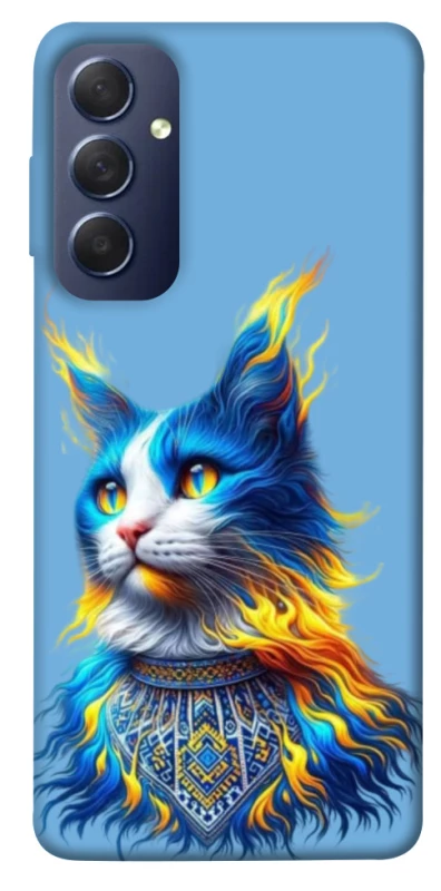 Чохол на Samsung Galaxy M54 5G Кіт патріот фото 1 з 1