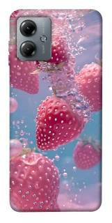 Чохол на Motorola Moto G14 Полуниця в воді фото 1 з 1