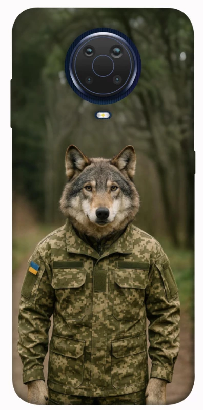 Чохол на Nokia G20 / G10 / 6.3 Вовк захисник фото 1 з 1