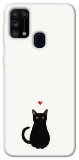 Чохол на Samsung Galaxy M31 cat in love фото 1 Чохол на Samsung Galaxy M31 cat in love фото 1 з 1