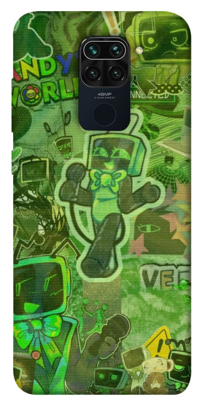 Чохол на Xiaomi Redmi Note 9 / Redmi 10X Dandysworld tv green theme фото 1 з 1