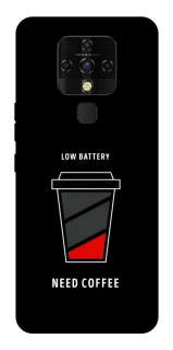 Чехол на TECNO Camon 16 SE Low battery фото 1 из 1