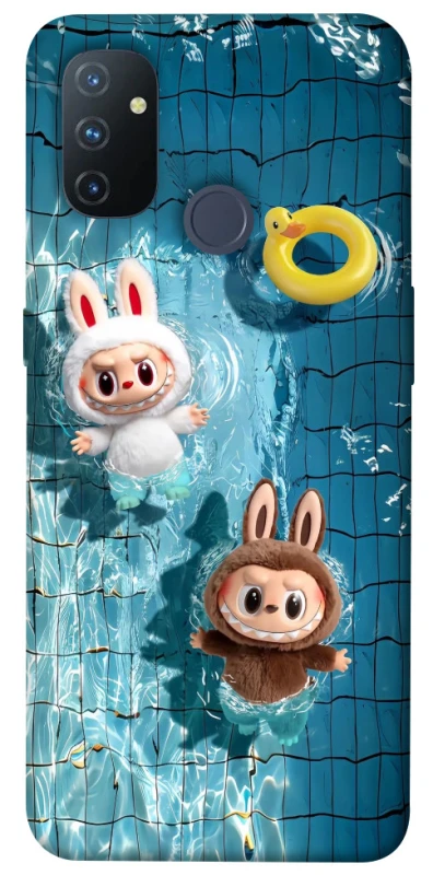Чохол на OnePlus Nord N100 Labubu in the pool фото 1 з 1