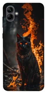 Чехол на Samsung Galaxy A04 Огненный кот фото 1 из 1