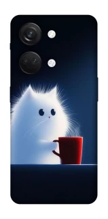 Чохол на OnePlus Nord 3 Чохол кіт з кавою фото 1 з 1
