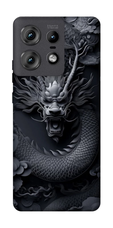 Чохол на Motorola Edge 50 Pro black dragon фото 1 з 1