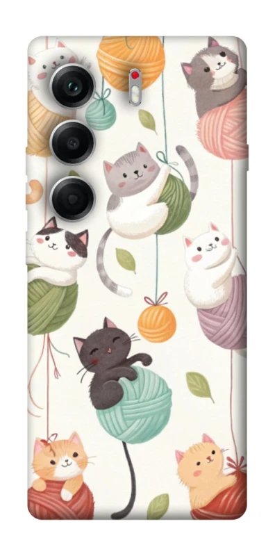 Чохол на Tecno Camon 40 Funny Kittens фото 1 з 1