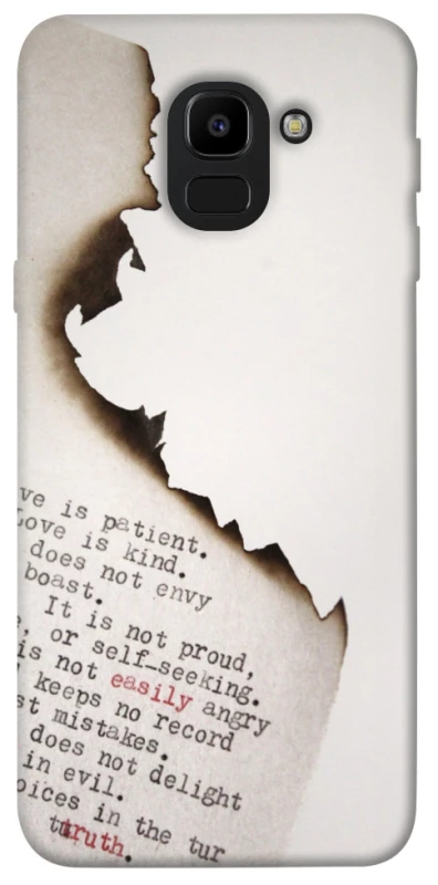 Чохол на Samsung J600F Galaxy J6 (2018) Вірші фото 1 з 1