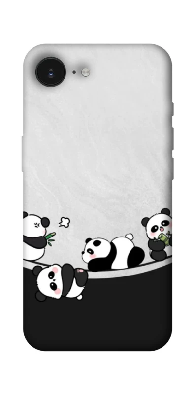 Чехол на Apple iPhone 17e (6.1") Four pandas фото 1 из 1
