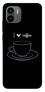 Чехол на Xiaomi Redmi A1+ / Poco C50 / A2+ Black coffee фото 1 из 1