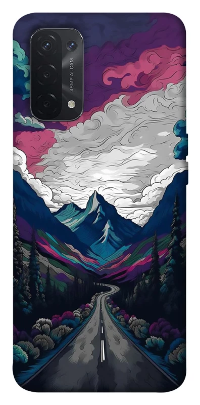 Чохол на Oppo A54 5G / A74 5G Намальовані гори фото 1 з 1