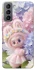 Чохол на Samsung Galaxy S21 FE Labubu & Flowers ver.1 фото 1 з 1