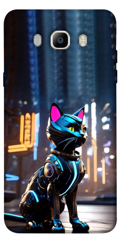 Чохол на Samsung J710F Galaxy J7 (2016) Cyber cat фото 1 з 1