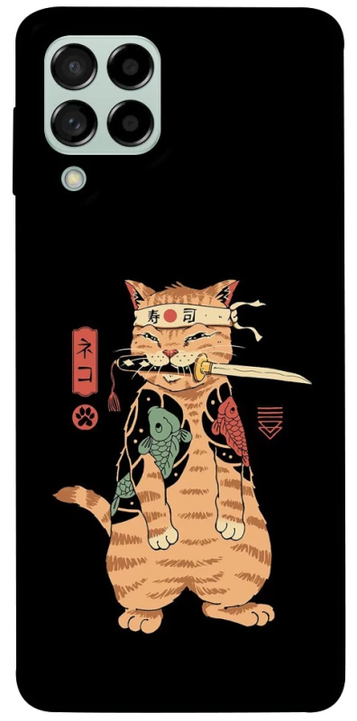 Чехол на Samsung Galaxy M53 5G Кот-самурай фото 1 из 1