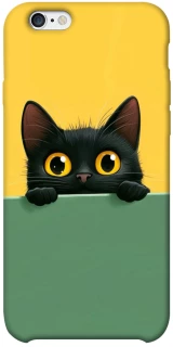 Чехол на Apple iPhone 6/6s plus (5.5") Black cat v2 фото 1 из 1