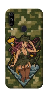 Чехол на ZTE Blade A7 (2020) Military Waifu фото 1 из 1