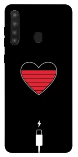 Чехол на Samsung Galaxy A21 Charge your heart фото 1 из 1