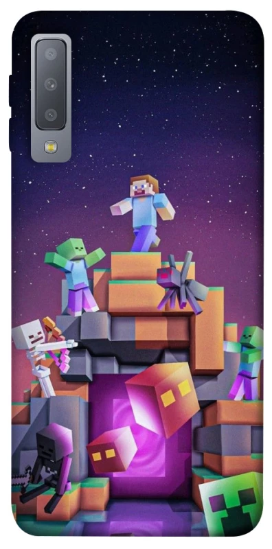 Чехол на Samsung A750 Galaxy A7 (2018) Minecraft aesthetics фото 1 из 1
