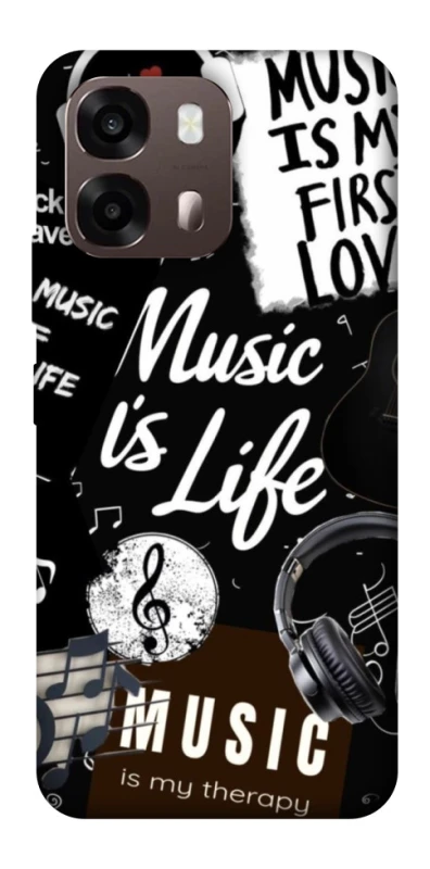 Чехол на Oppo A6 Music is Life фото 2 из 2