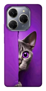 Чохол на TECNO Spark 20 Pro Кіт-підглядач фото 1 з 1