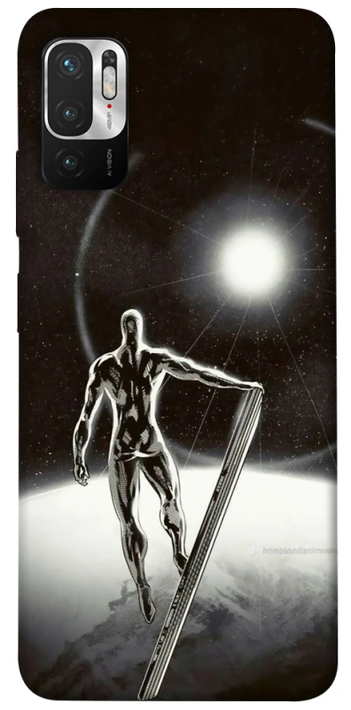 Чохол на Xiaomi Poco M3 Pro 4G / 5G Срібний серфер фото 1 з 1