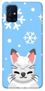Чохол на Samsung Galaxy M31s Adopt Me Snow Kitty Smile фото 1 з 1