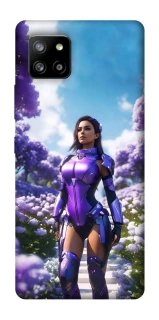 Чехол на Samsung Galaxy A42 5G Cyber space girl ver.4 фото 1 из 1