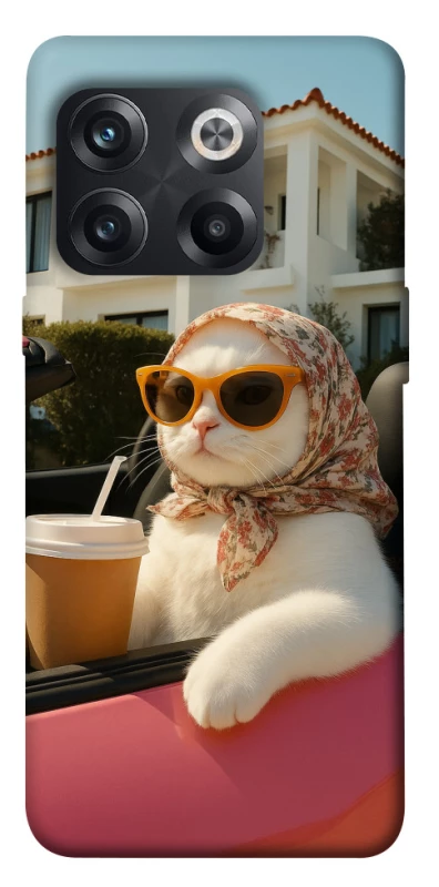 Чехол на OnePlus 10T Stylish Cat Cruise фото 1 из 1