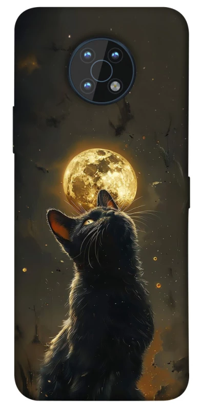 Чохол на Nokia G50 Кіт під місяцем v2 фото 1 з 1