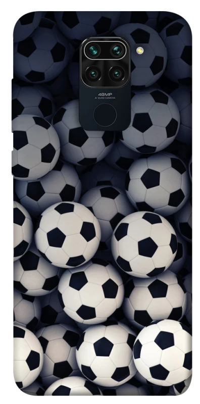 Чохол на Xiaomi Redmi Note 9 / Redmi 10X Футбольні м'ячи фото 1 з 1