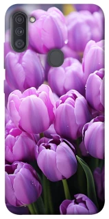 Чехол на Samsung Galaxy A11 Фиолетовые тюльпаны фото 1 из 1