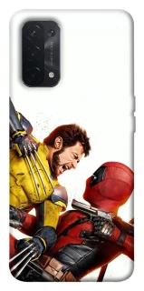 Чехол на Oppo A54 5G / A74 5G Deadpool and Wolverine фото 1 из 1