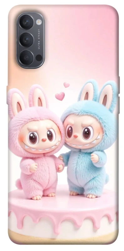 Чохол на Oppo Reno 4 Labubu Twins фото 1 з 1