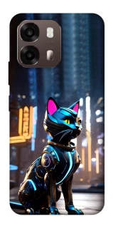 Чехол на Oppo A6 Cyber cat фото 1 из 2