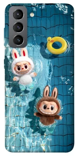 Чохол на Samsung Galaxy S21 FE Labubu in the pool фото 1 з 1