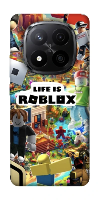 Чехол на Xiaomi Redmi Note 14 Pro+ 5G Life is Roblox фото 1 из 1