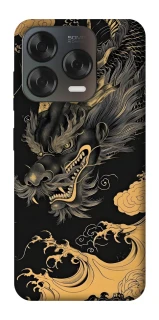Чохол на ZTE Blade V70 Design gold dragon фото 1 з 2
