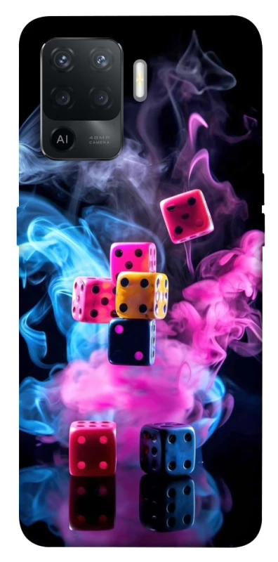 Чехол на Oppo Reno 5 Lite Игральные кости фото 1 из 1