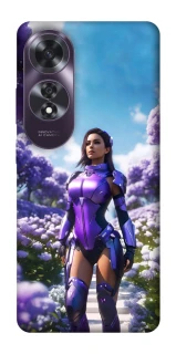 Чехол на Oppo A60 Cyber space girl ver.4 фото 1 из 1