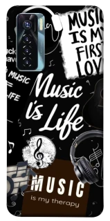 Чехол на TECNO Camon 17 Pro Music is Life фото 1 из 1