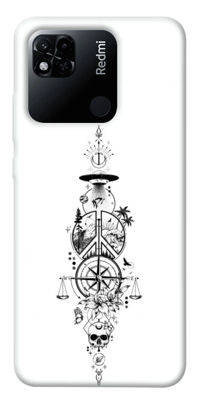 Чохол на Xiaomi Redmi 10A Tattoo ver.7 фото 1 з 1