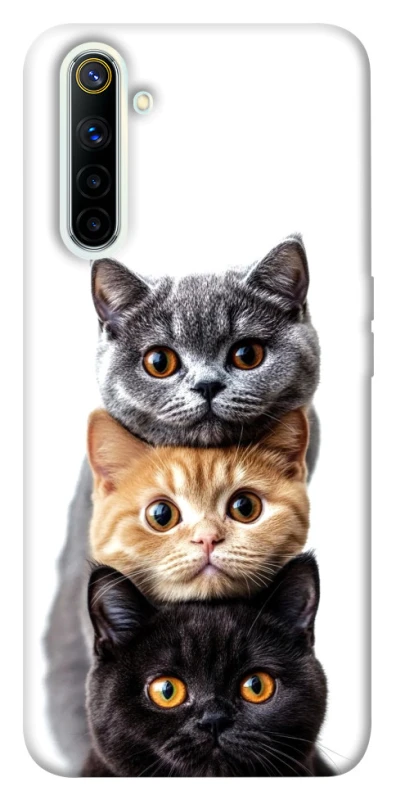 Чохол на Realme 6 Гарні котики фото 1 з 1