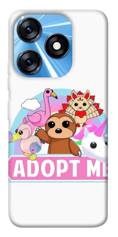 Чехол на TECNO Spark 10 Adopt Me Pets Logo фото 1 из 1